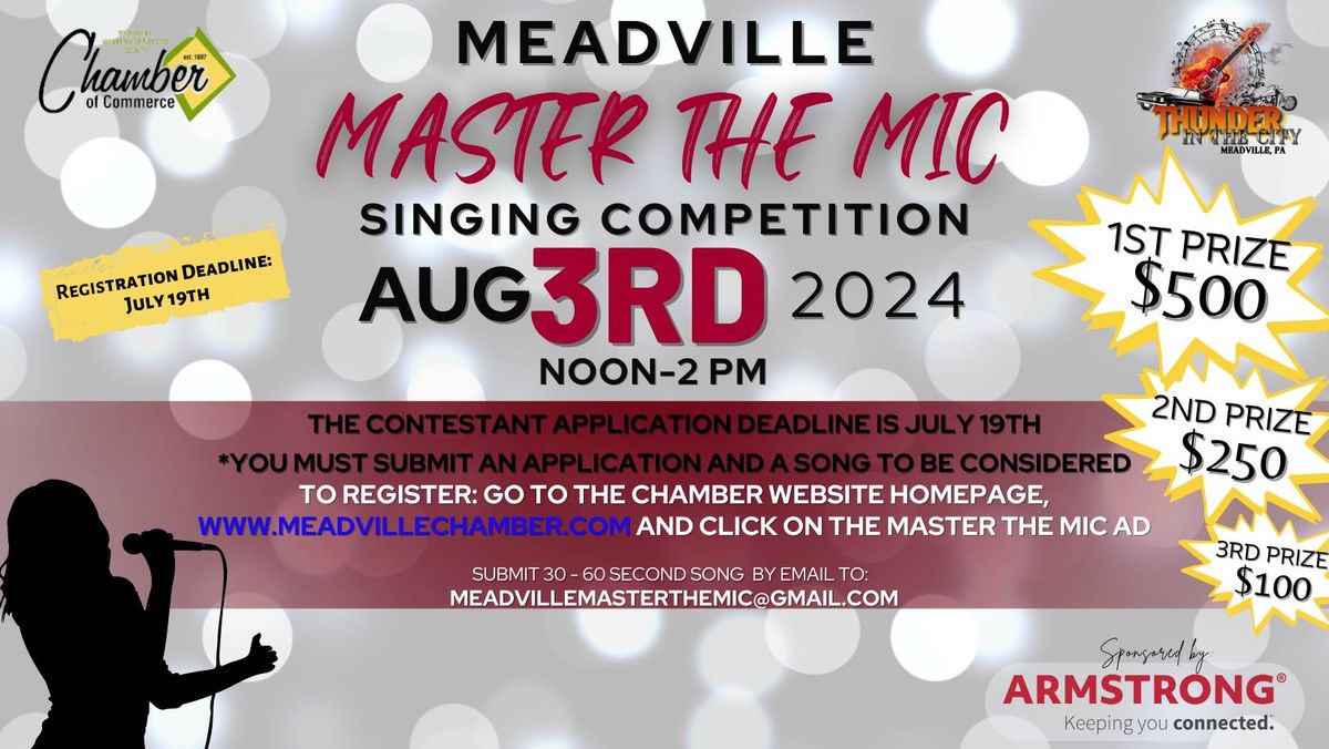 Meadville Master the Mic @ Thunder In The City