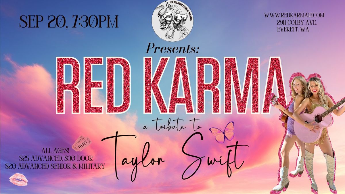 Red Karma - A Taylor Swift Tribute at the Historic Everett Theatre