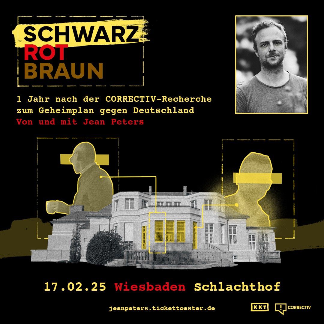 Schwarz Rot Braun - Von Und Mit Jean Peters \u2022 Schlachthof Wiesbaden