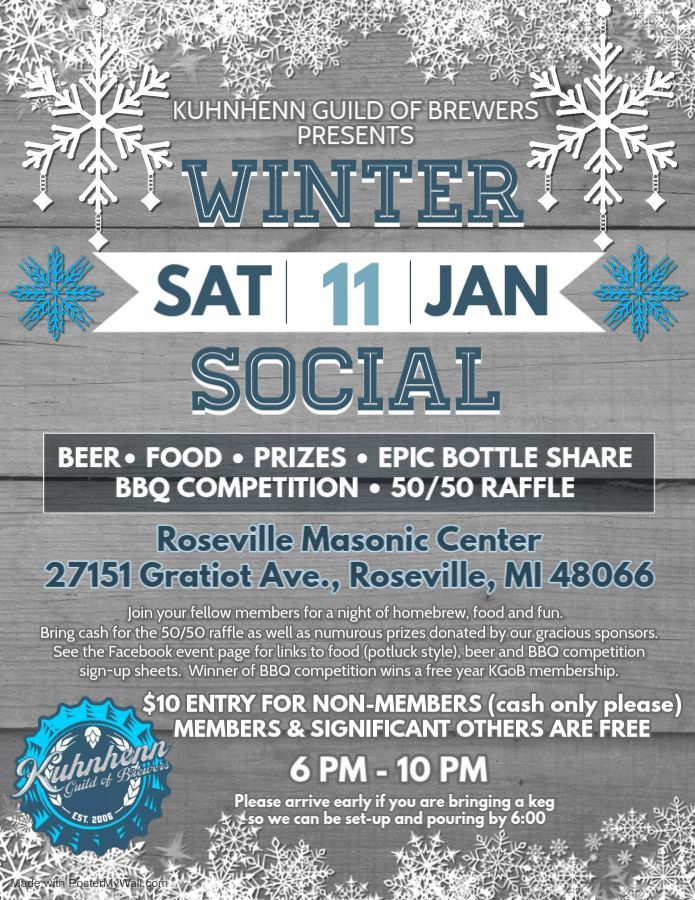 Kuhnhenn Guild of Brewers Winter Social 2025