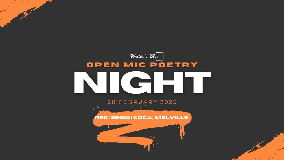 Open Mic Poetry Night