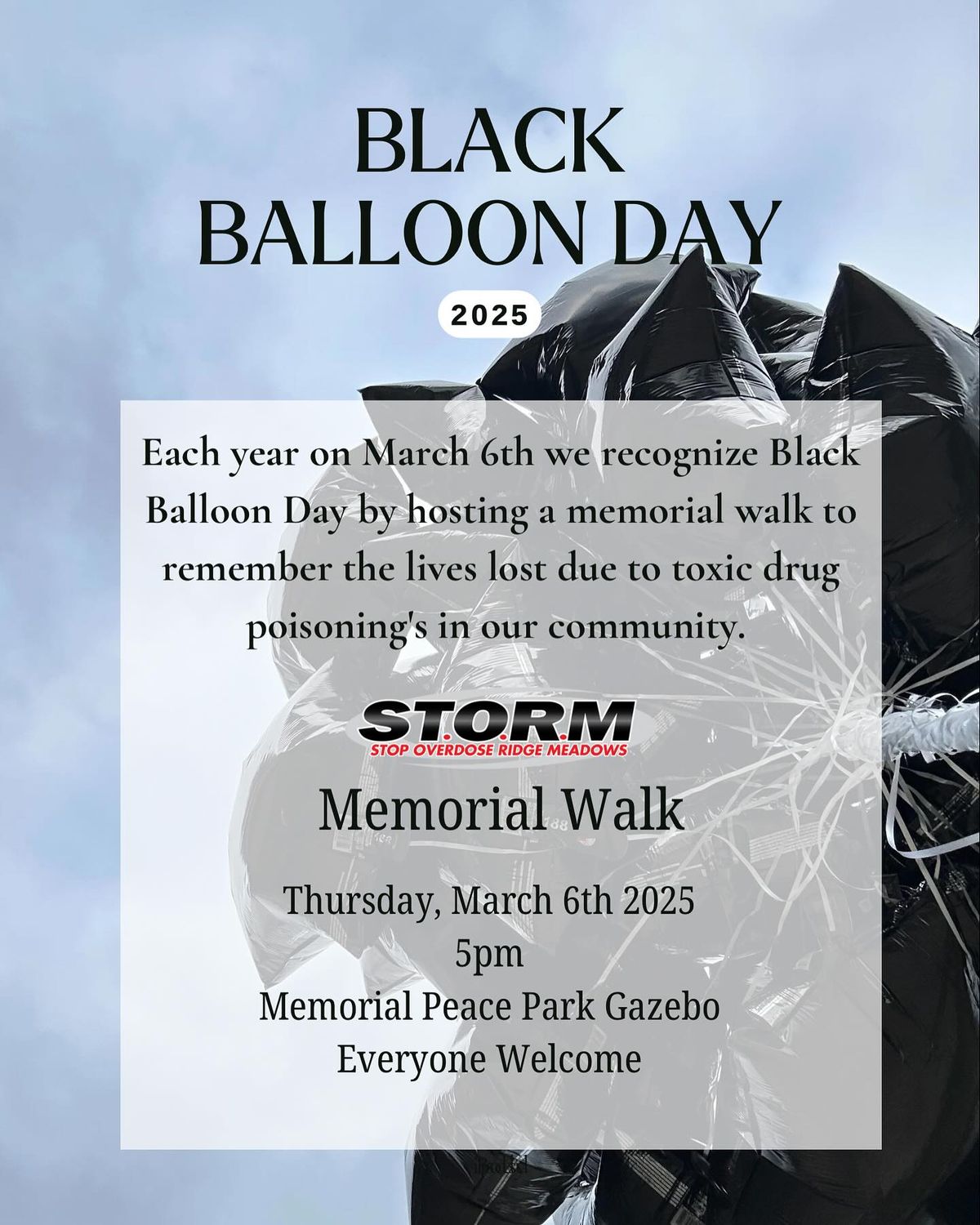 Black Balloon Day 