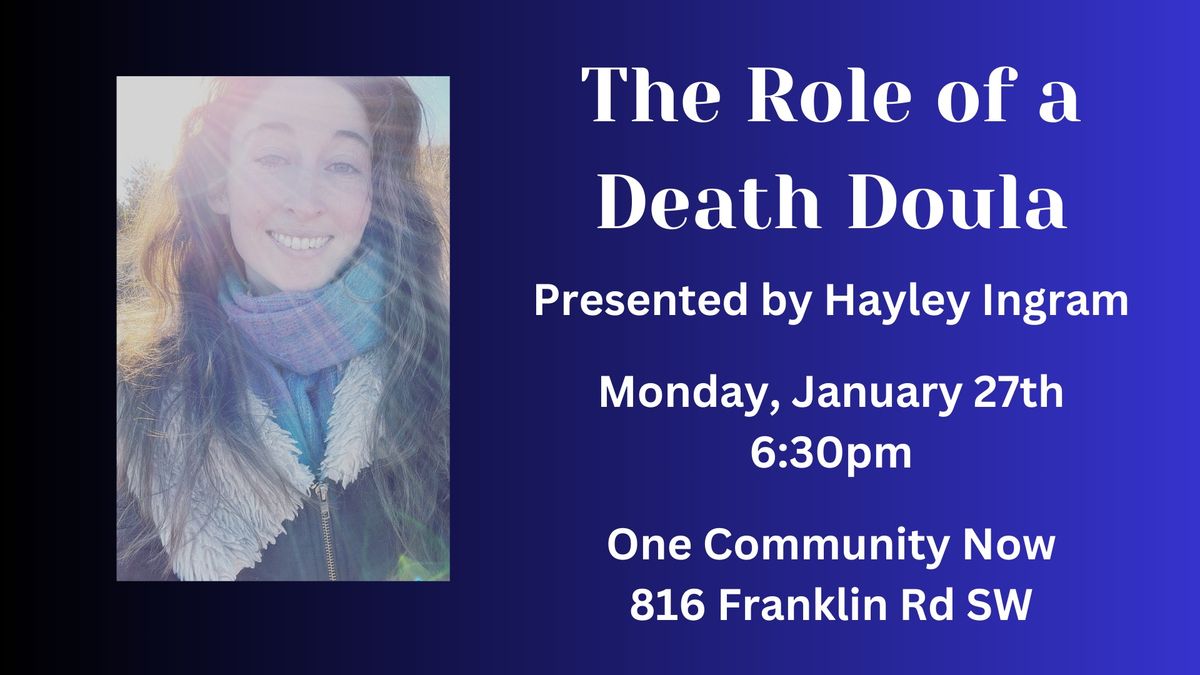 Monday MeetUp: The Role of a Death Doula