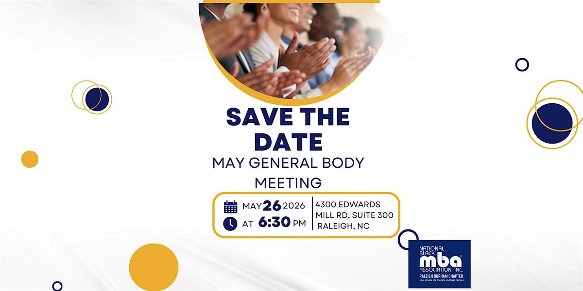 May General Body Meeting