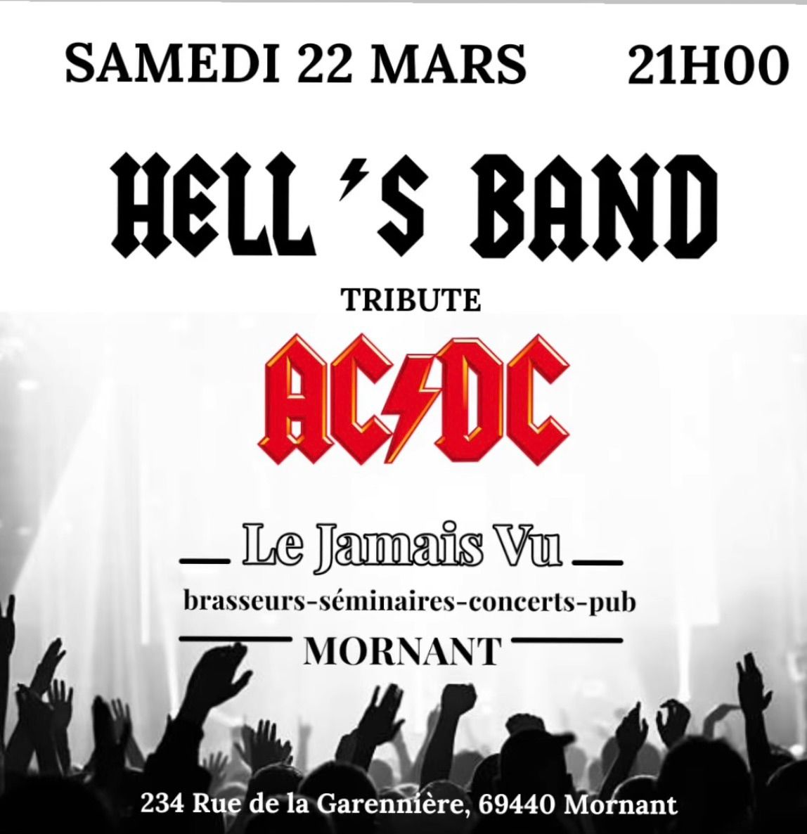 Soir\u00e9e HELL\u2019S BAND AC\u26a1\ufe0fDC