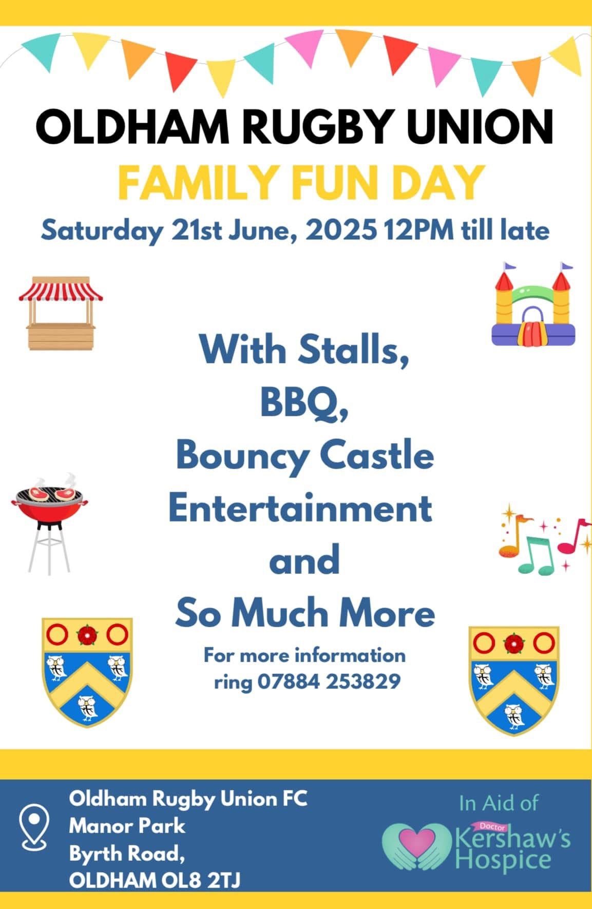 Oldham Rugby Union - Charity Family Fun Day