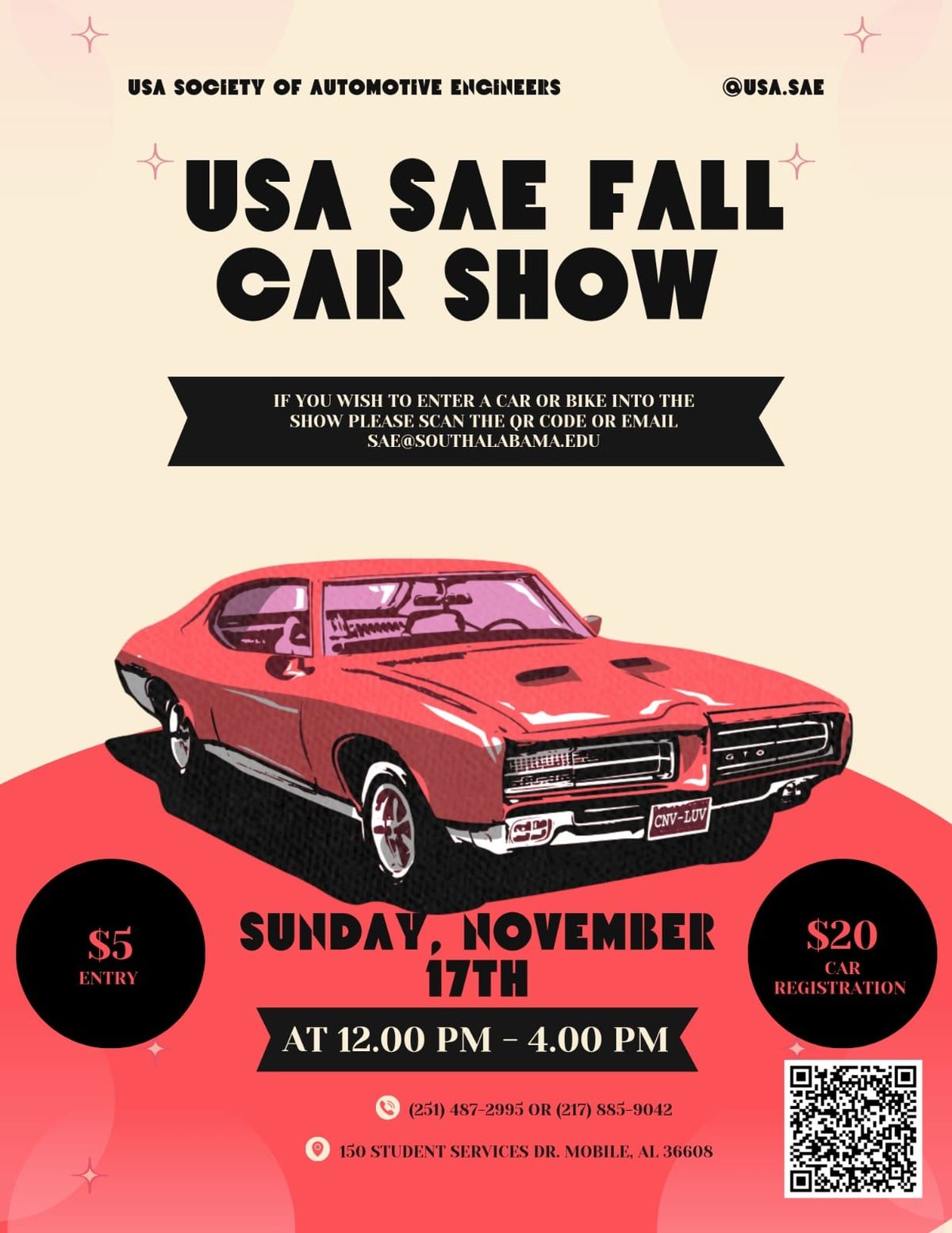 USA Society of Automotive Engineers Fall Car Show