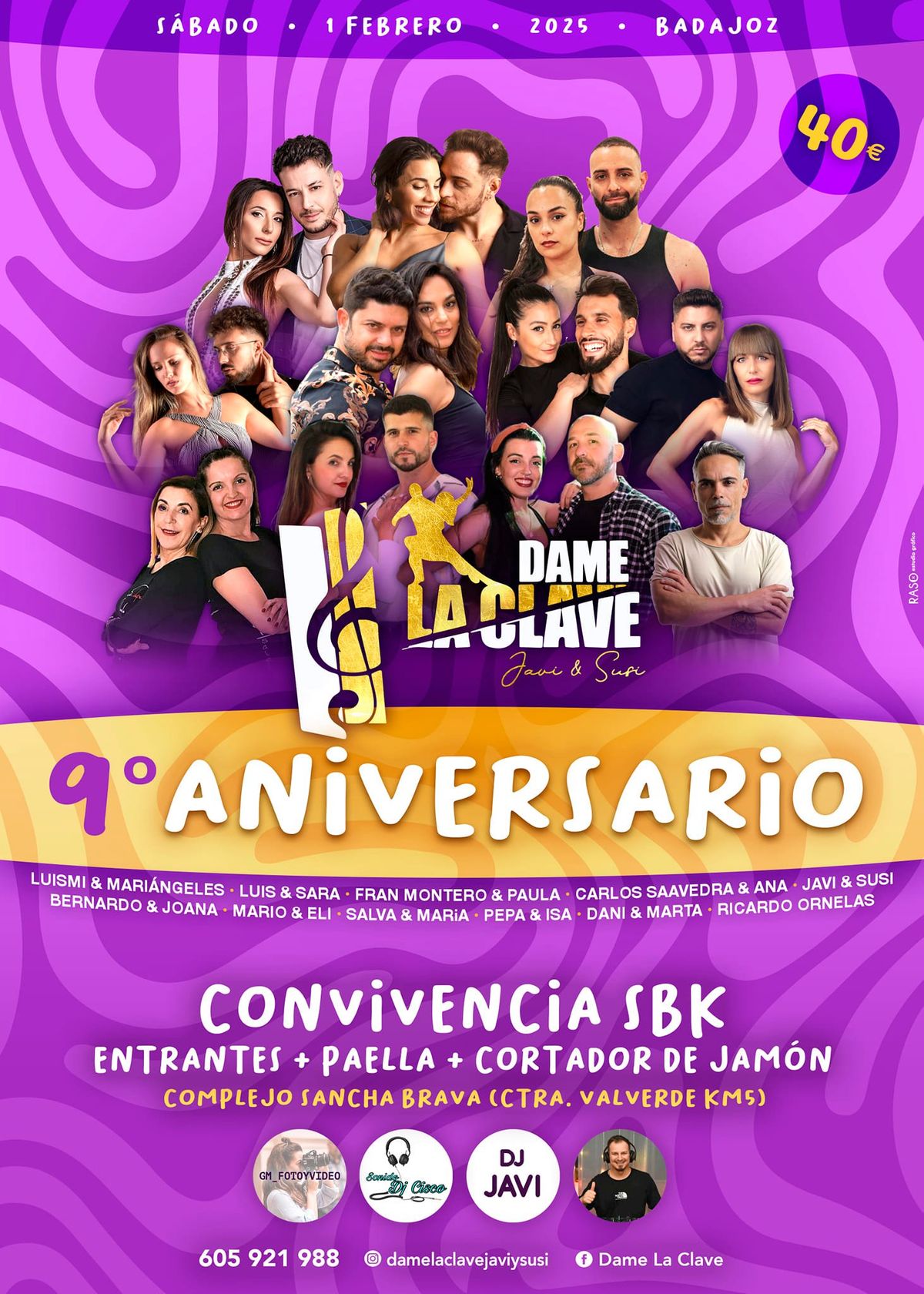 9\u00b0 ANIVERSARIO "DAME OA CLAVE"