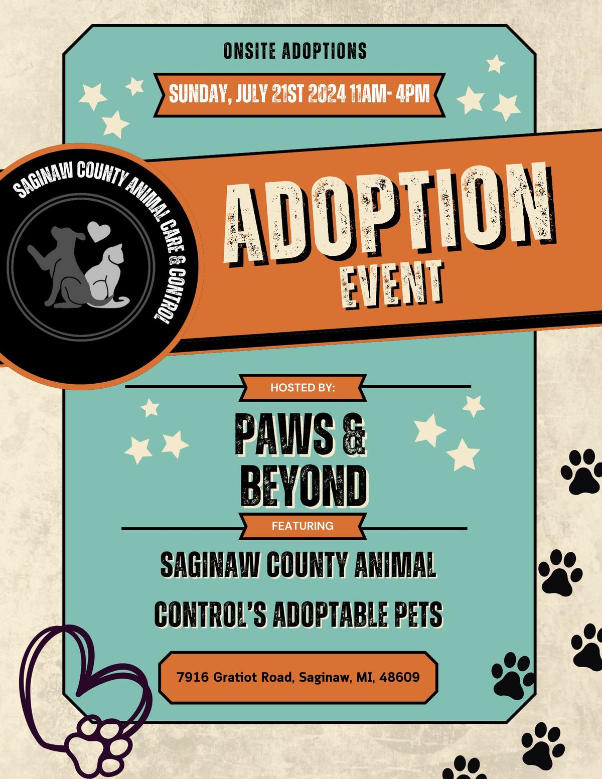 SCACC Adoption Event Hosted By: Paws & Beyond