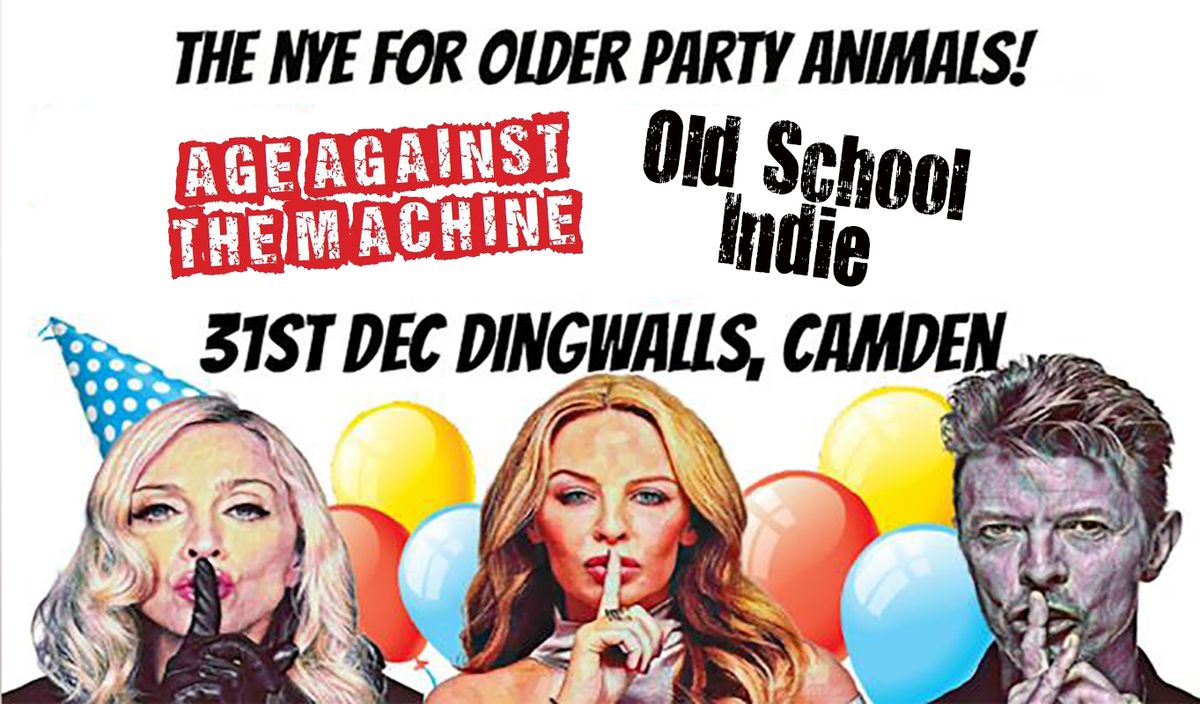 Age Against The Machine &amp; Old School Indie - NYE Party 2024