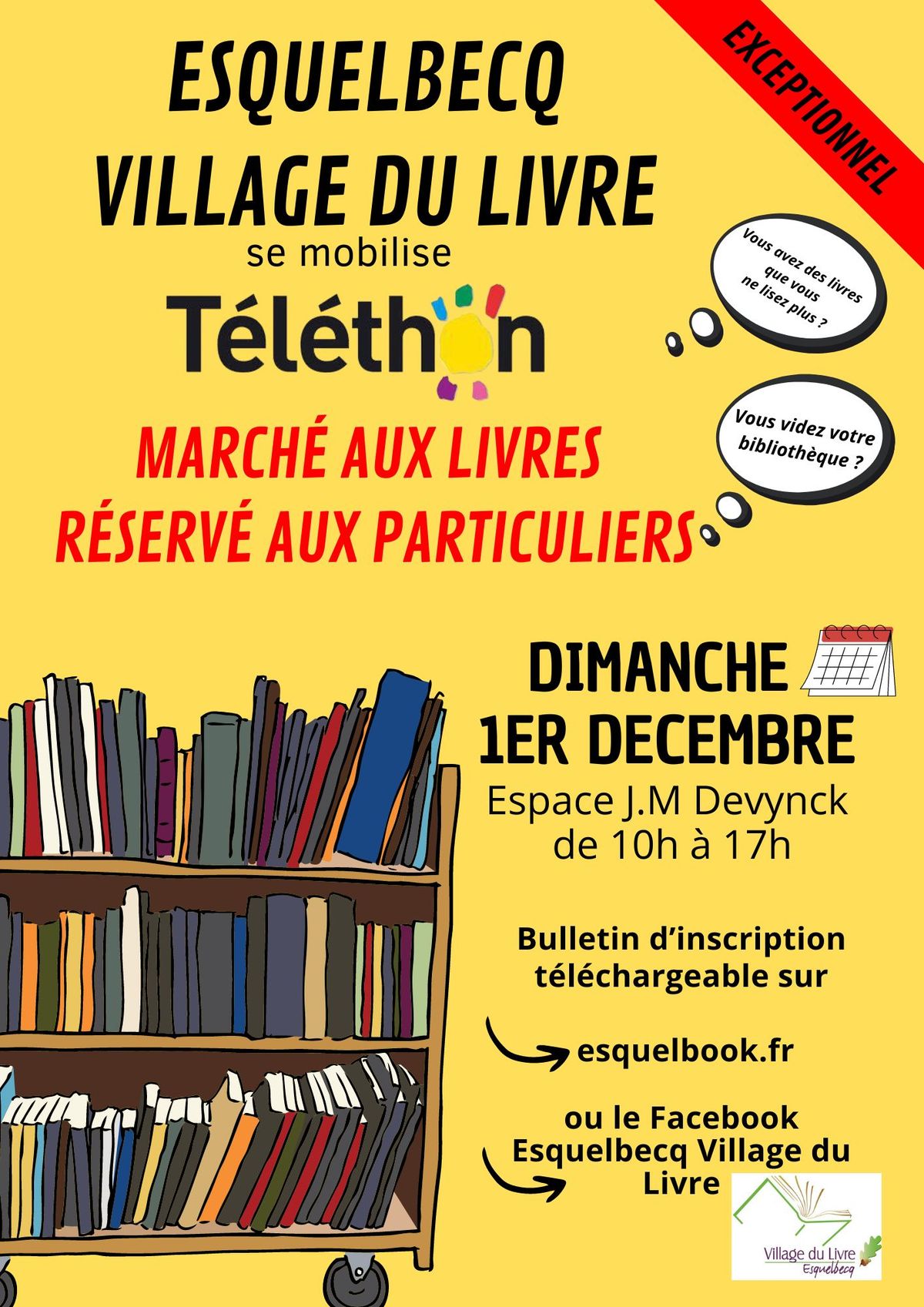 March\u00e9 aux livres r\u00e9serv\u00e9 aux particuliers