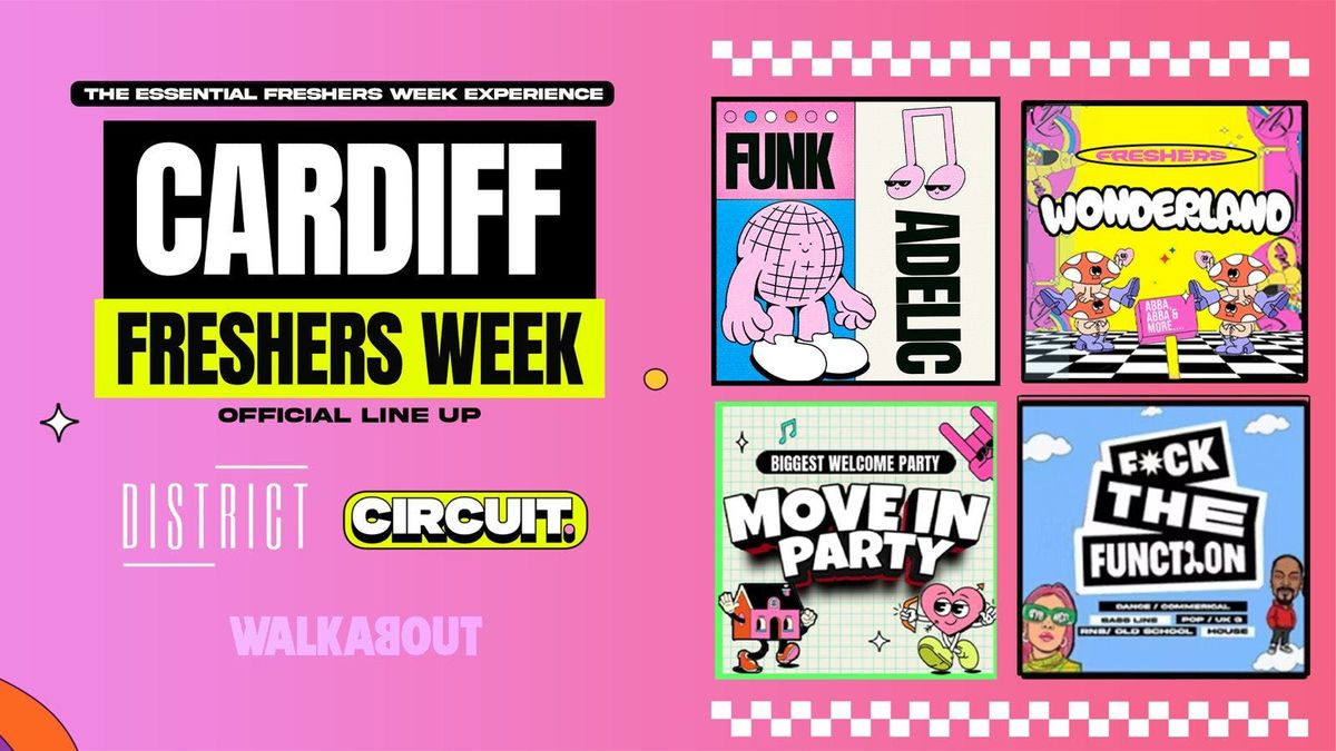 CARDIFF FRESHERS WELCOME WEEK 2025 \ud83c\udf93  Cardiff's Biggest Freshers Events! 