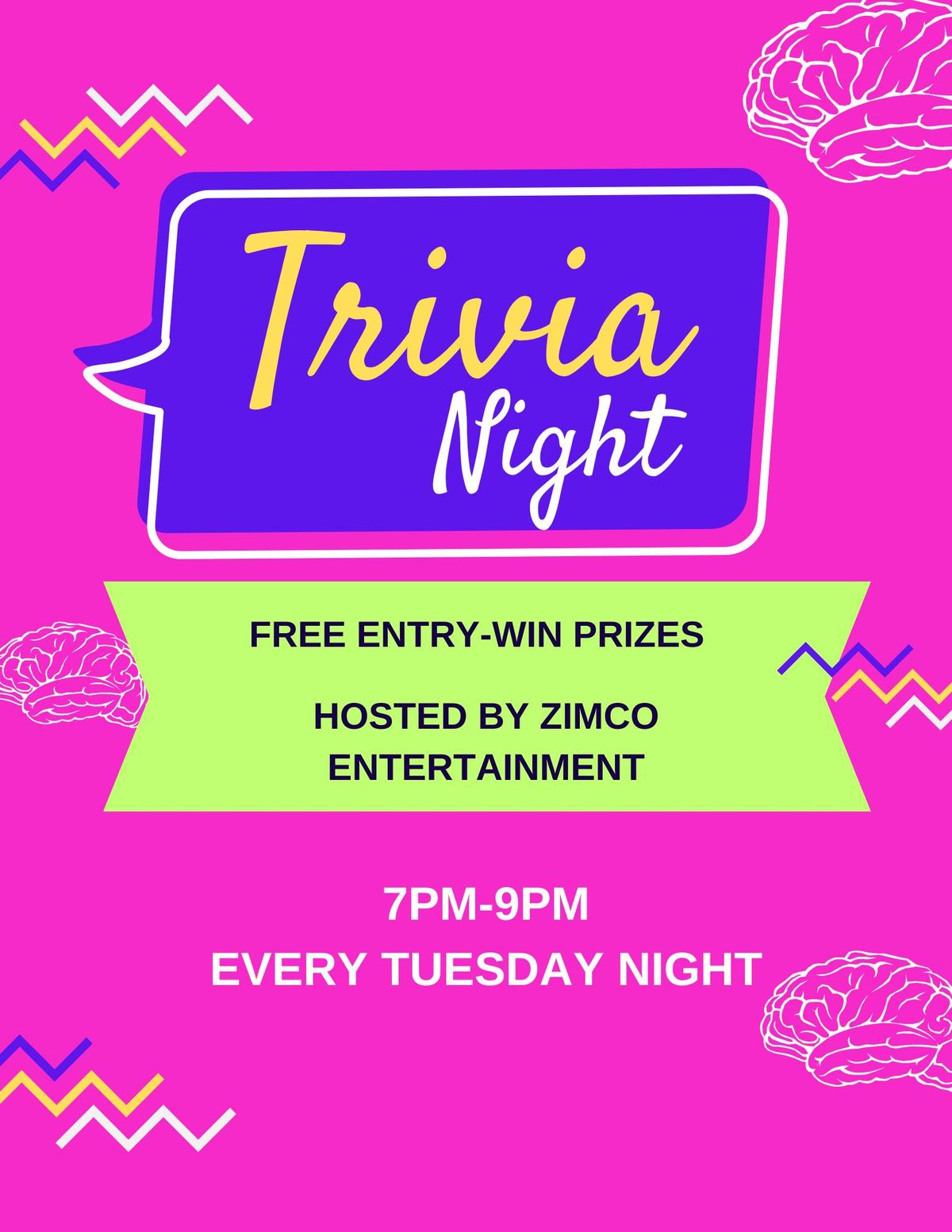 TRIVIA NIGHT AT DOWNTOWN KAVA 