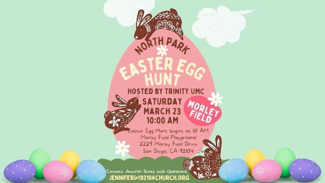 North Park Easter Egg Hunt- Sponsored by Trinity UMC