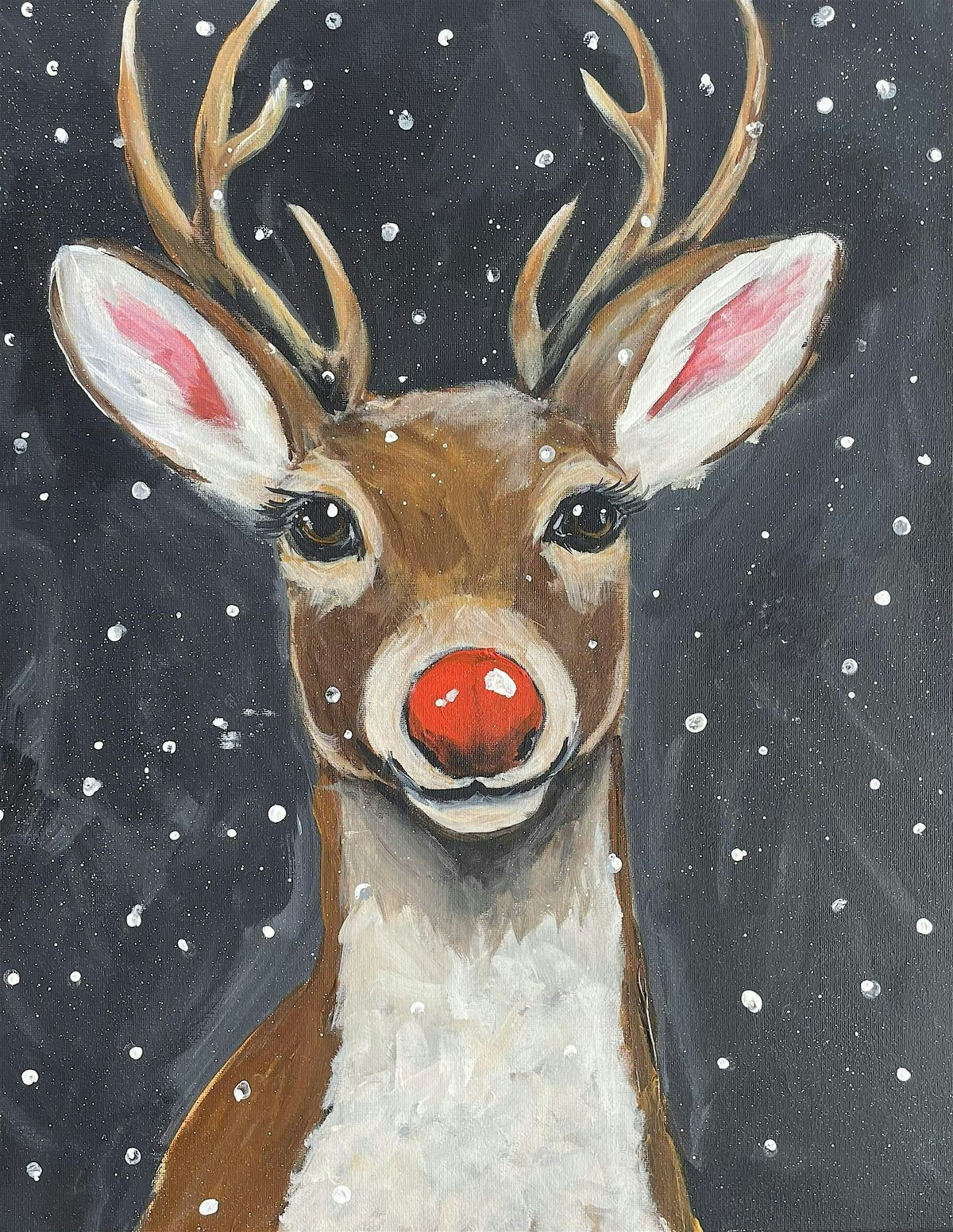 Rudolph the Red-Nosed Reindeer Paint Class