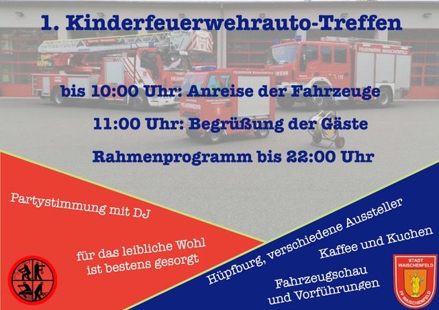 1. Kinderfeuerwehrauto-Treffen