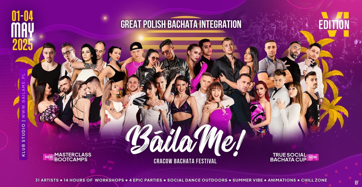 B\u00e1ilaMe Cracow Bachata Festival 2025 - Official Event