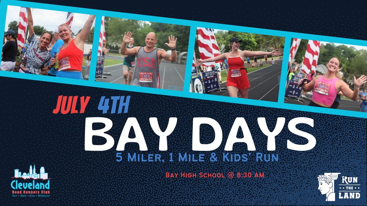 Bay Days 5 miler, 1 mile & Kids Run