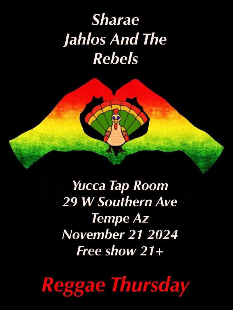 SHARAE w\/ JAHLOS & THE REBELS at Yucca Tap Room