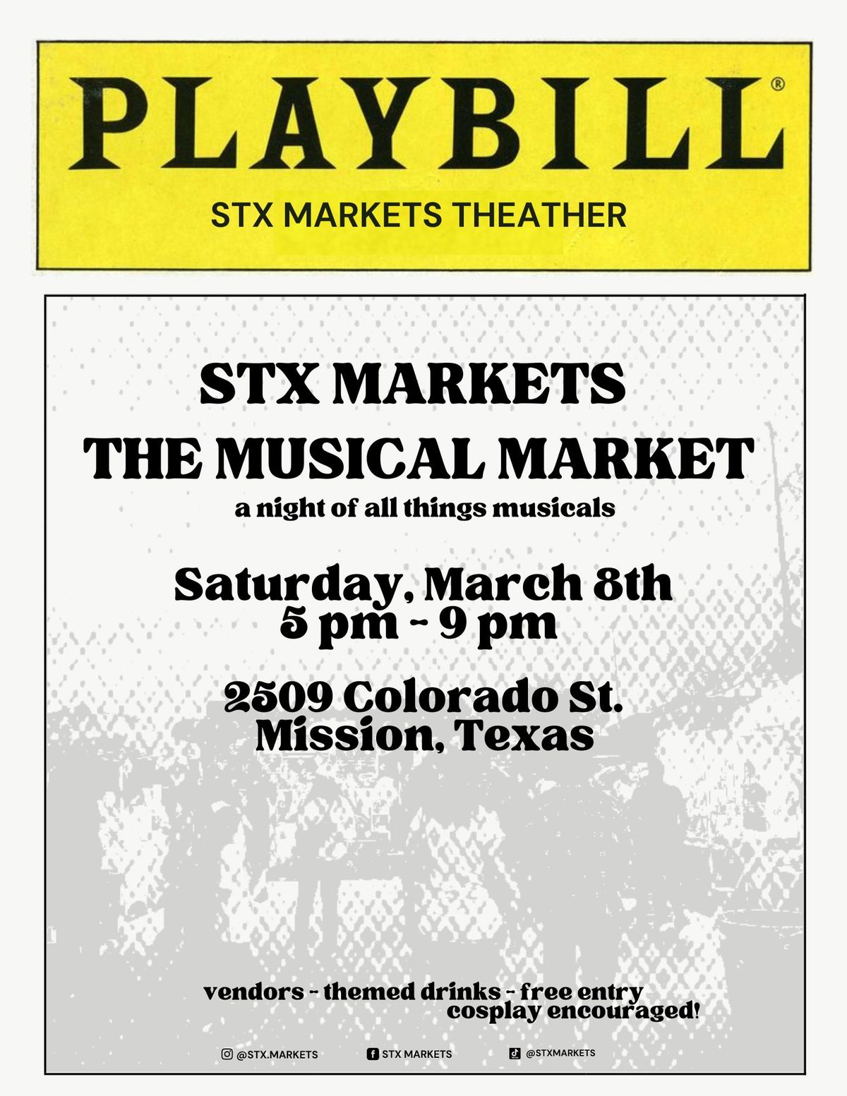 STX MARKETS: THE MUSICAL MARKET