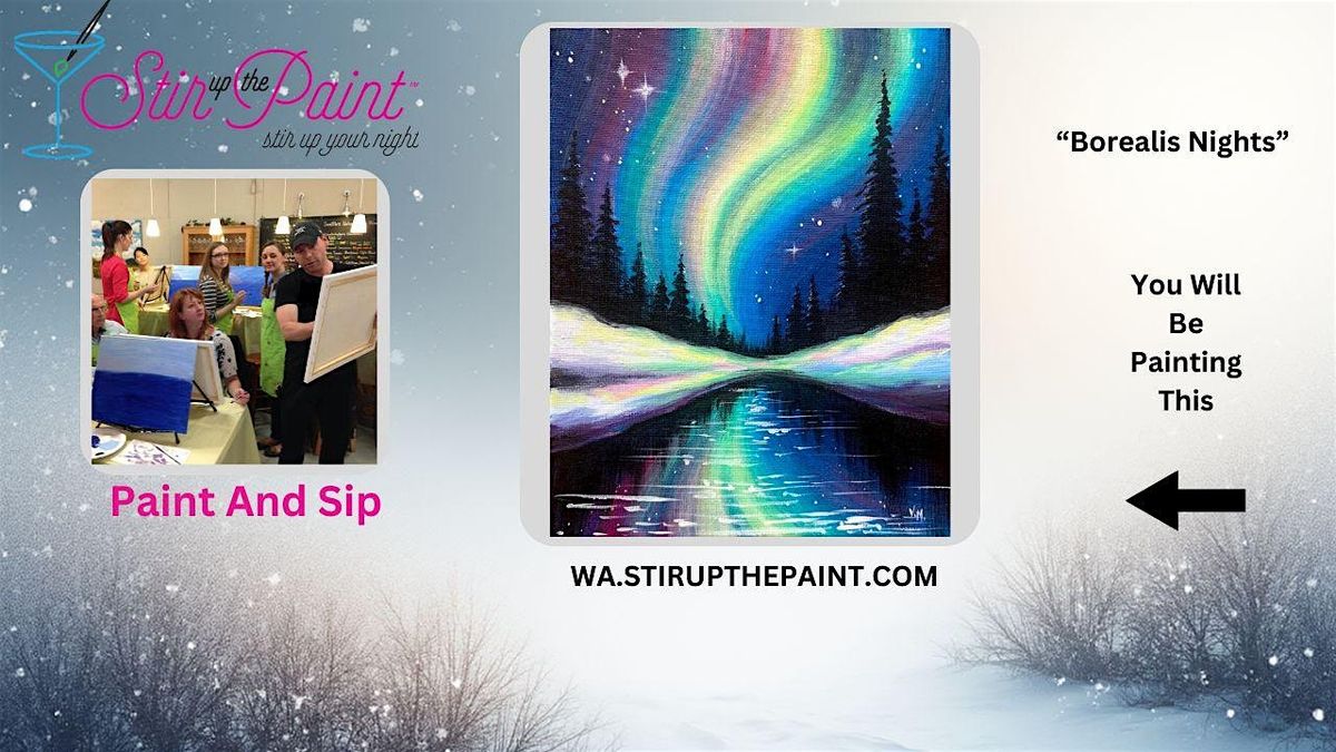 Seattle Paint and Sip, Paint Party, Paint Night  With Stir Up The Paint