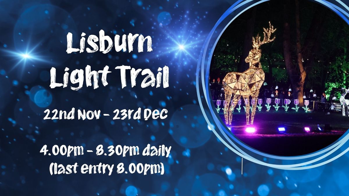 Lisburn Light Trail at Castle Gardens