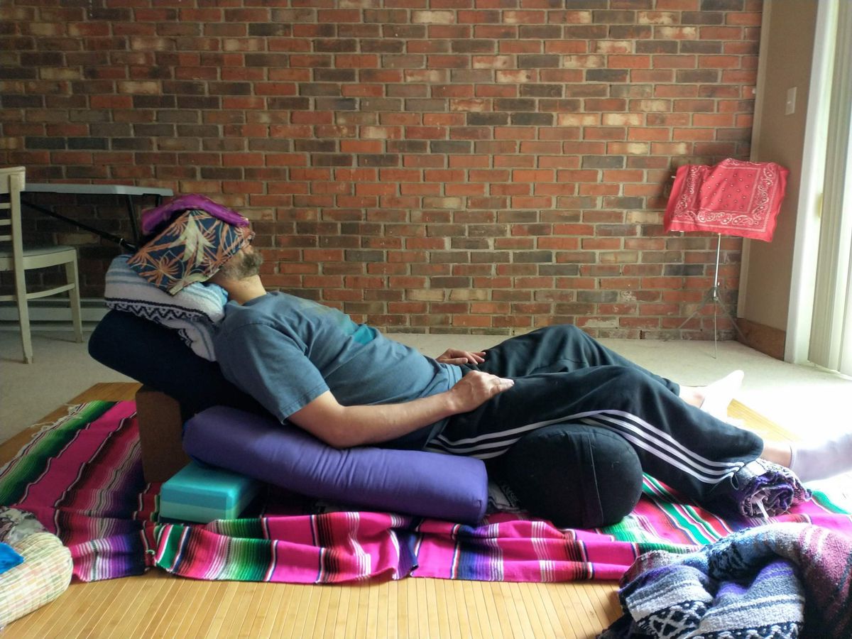 Restorative Yoga Is Self-Love Date Night: Infrared Edition 