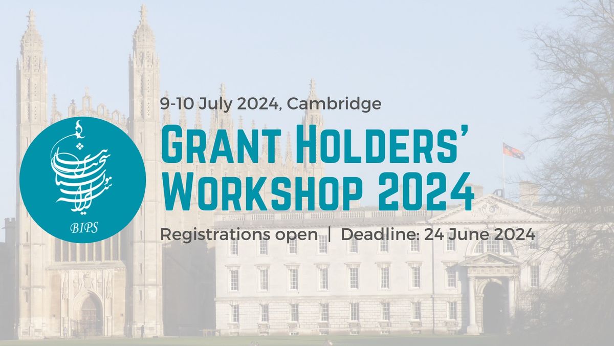 BIPS Grant Holders' Workshop 2024