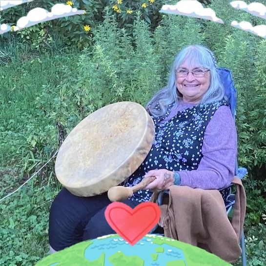 Drumming Circle with Sandy