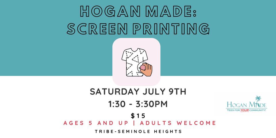 Hogan Made: Screen Printing