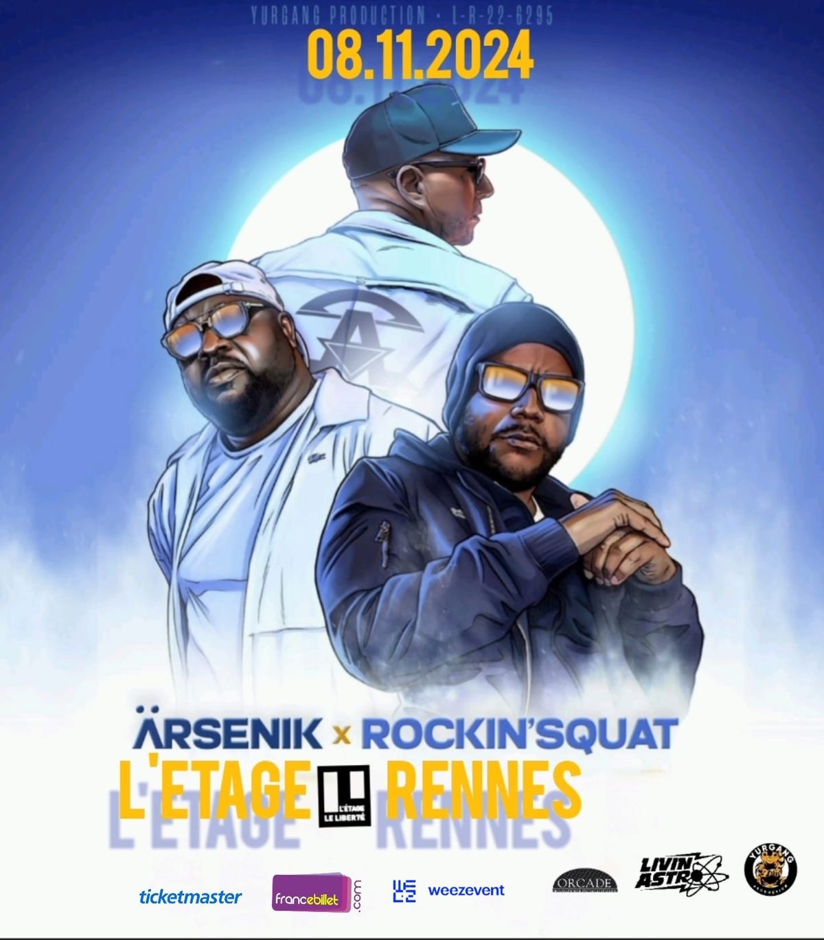 RENNES : Concert ARSENIK \/ ROCKIN' SQUAT