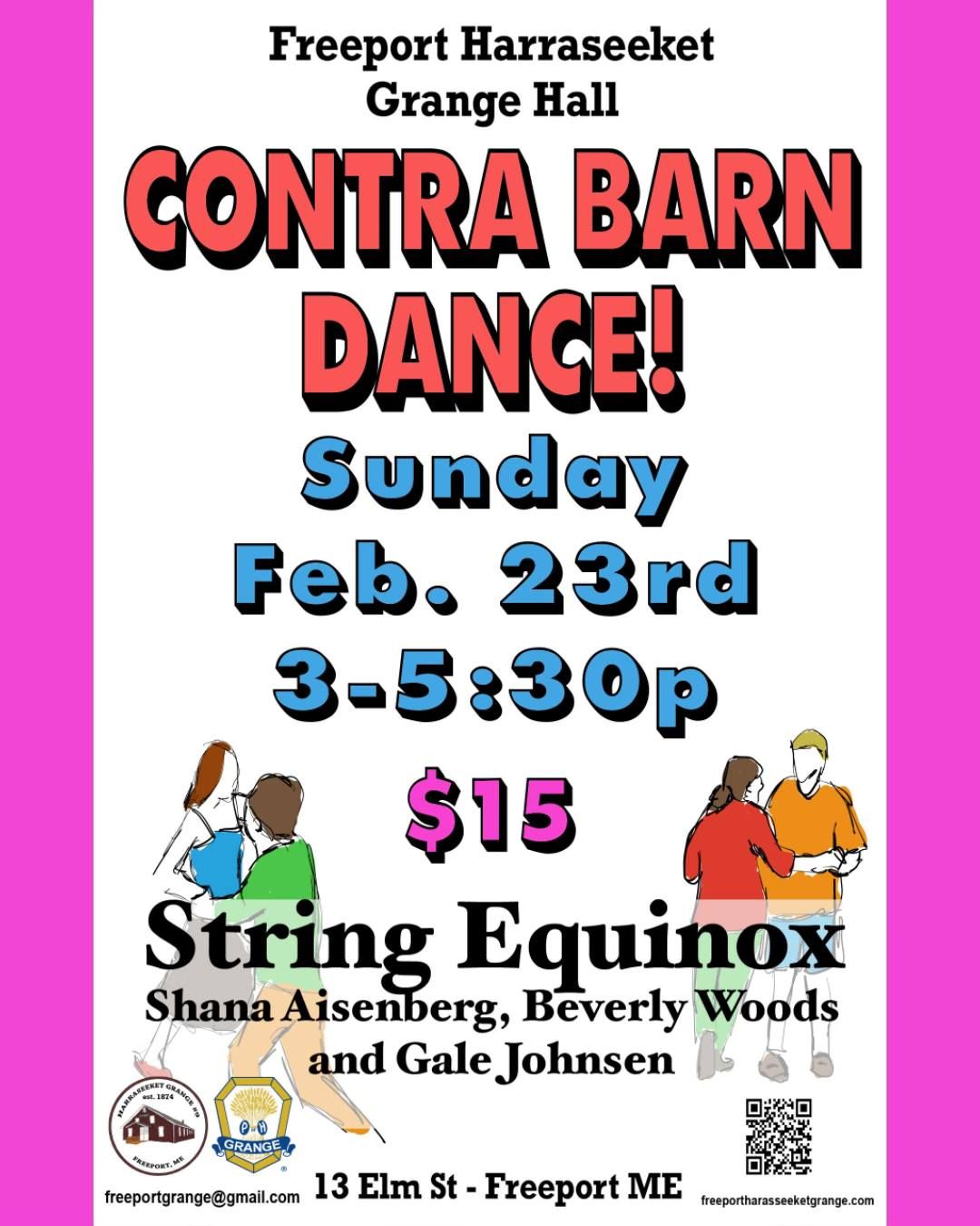 Freeport Grange Contra Barn Dance!