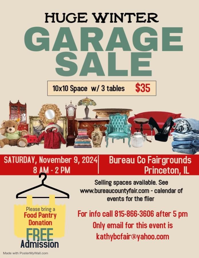 Huge Winter Garage Sale