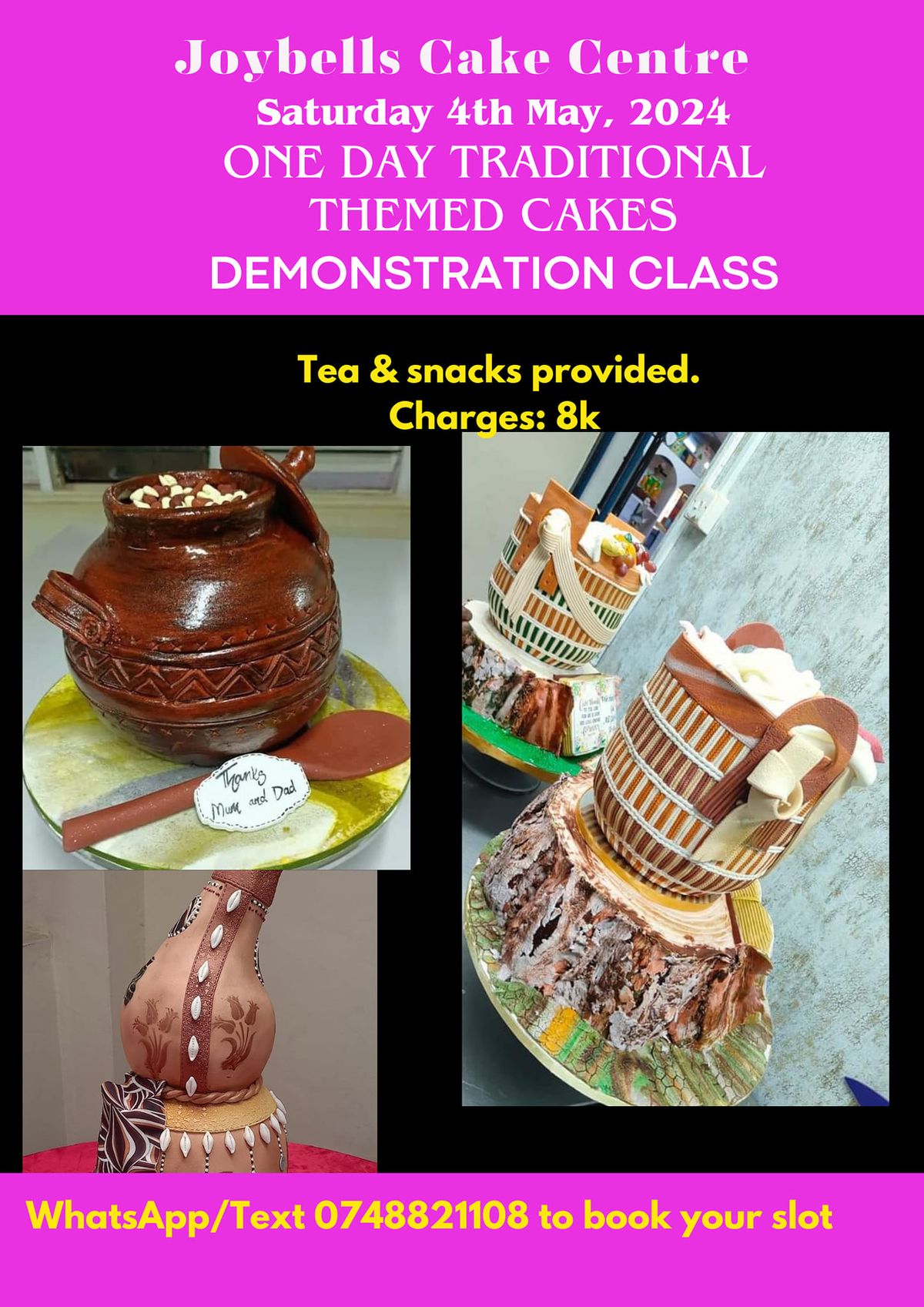 Traditional themed cake class