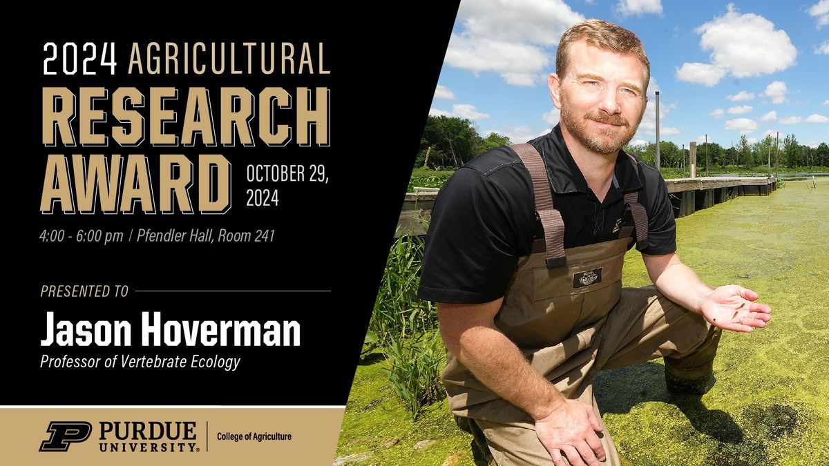 Jason Hoverman - 2024 Agricultural Research Award 