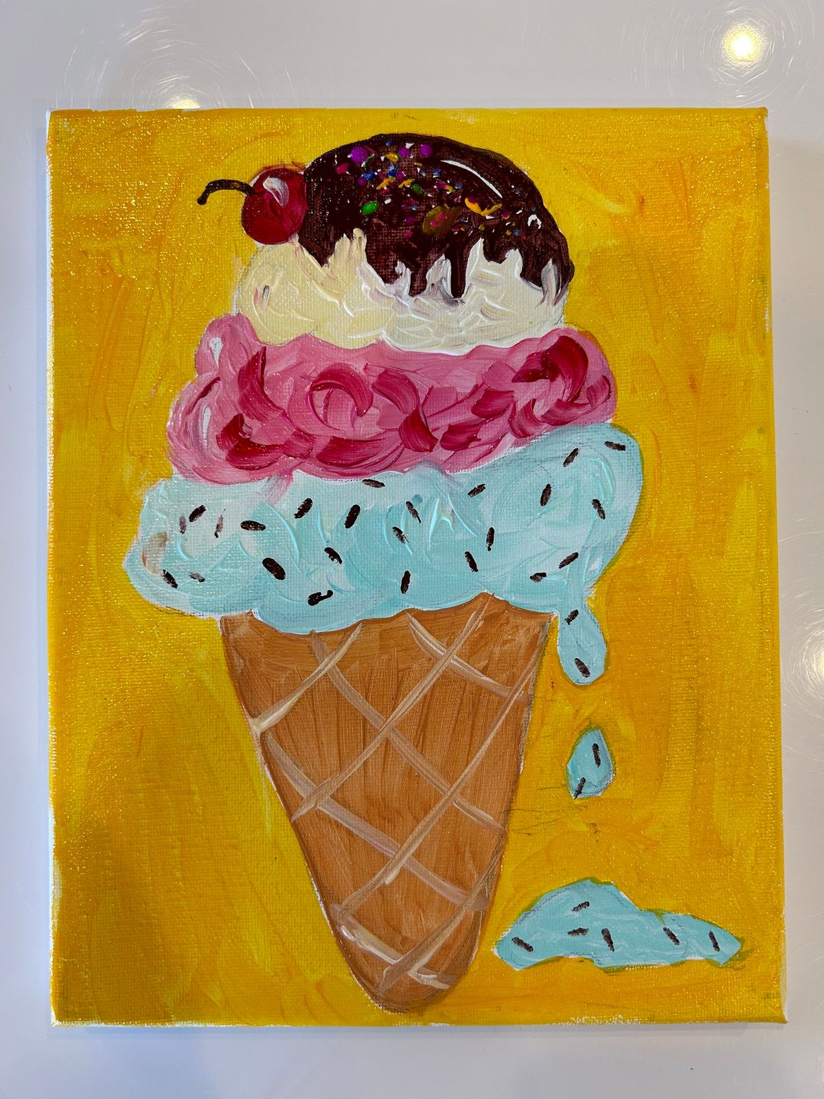 School Holiday Creative Art Classes - Summer Ice Cream