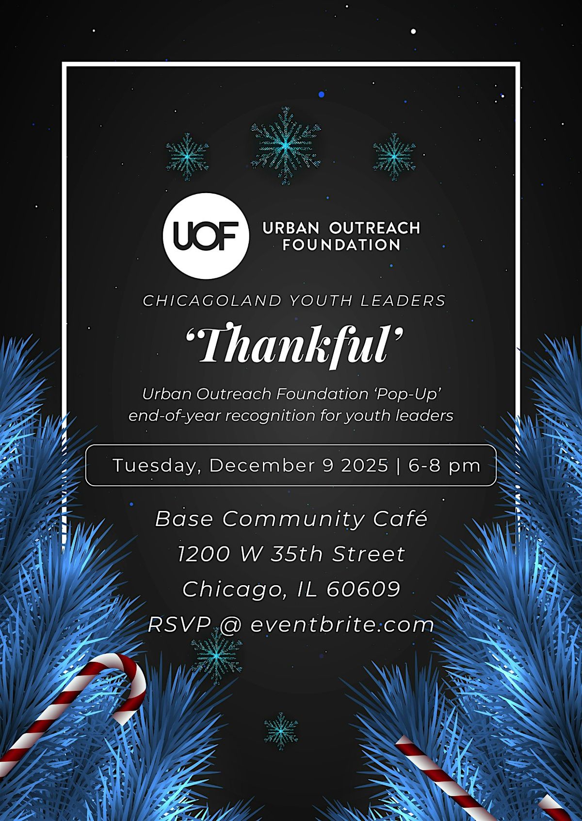 Urban Outreach Foundation 'Thankful' Pop-Up Youth Leader Celebration