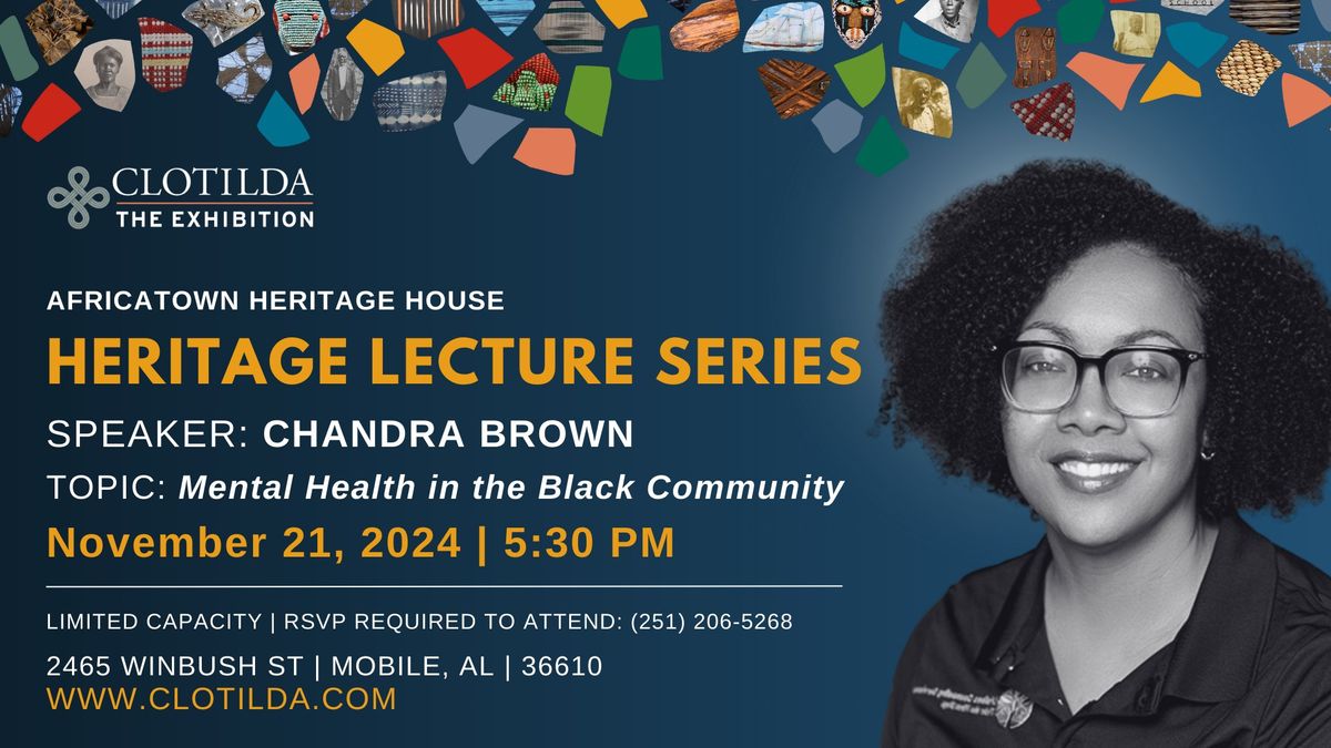 Heritage Lecture Series: Mental Health in the Black Community