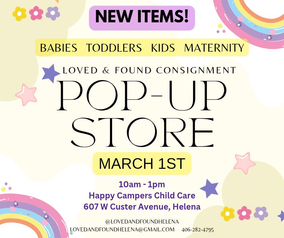 Baby, Kids, Maternity Consignment Pop-Up Store