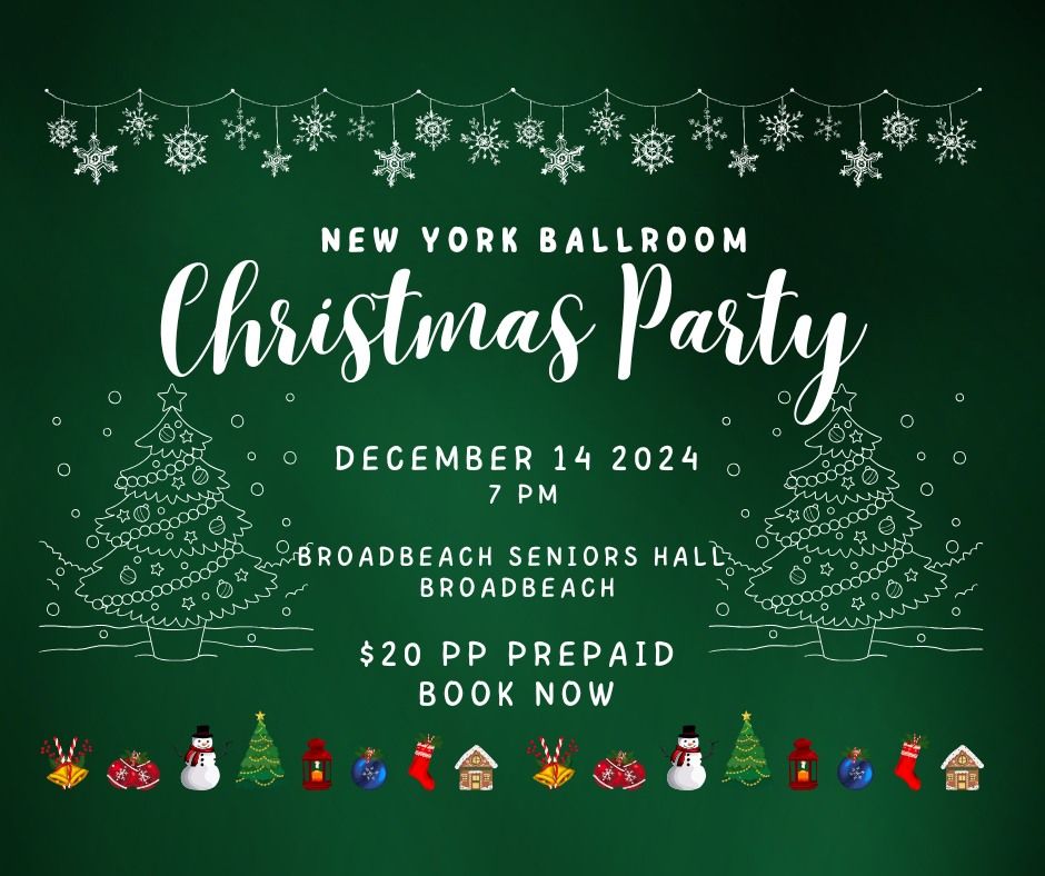 NEW YORK BALLROOM Christmas Party