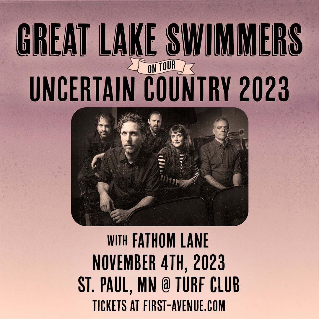 Great Lake Swimmers at Higher Ground - Showcase Lounge