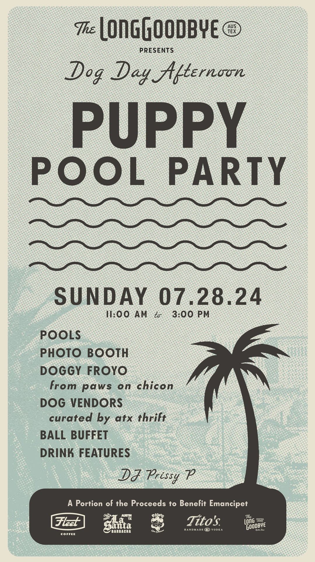 Dog Day Afternoon - Puppy Pool Party at The Long Goodbye