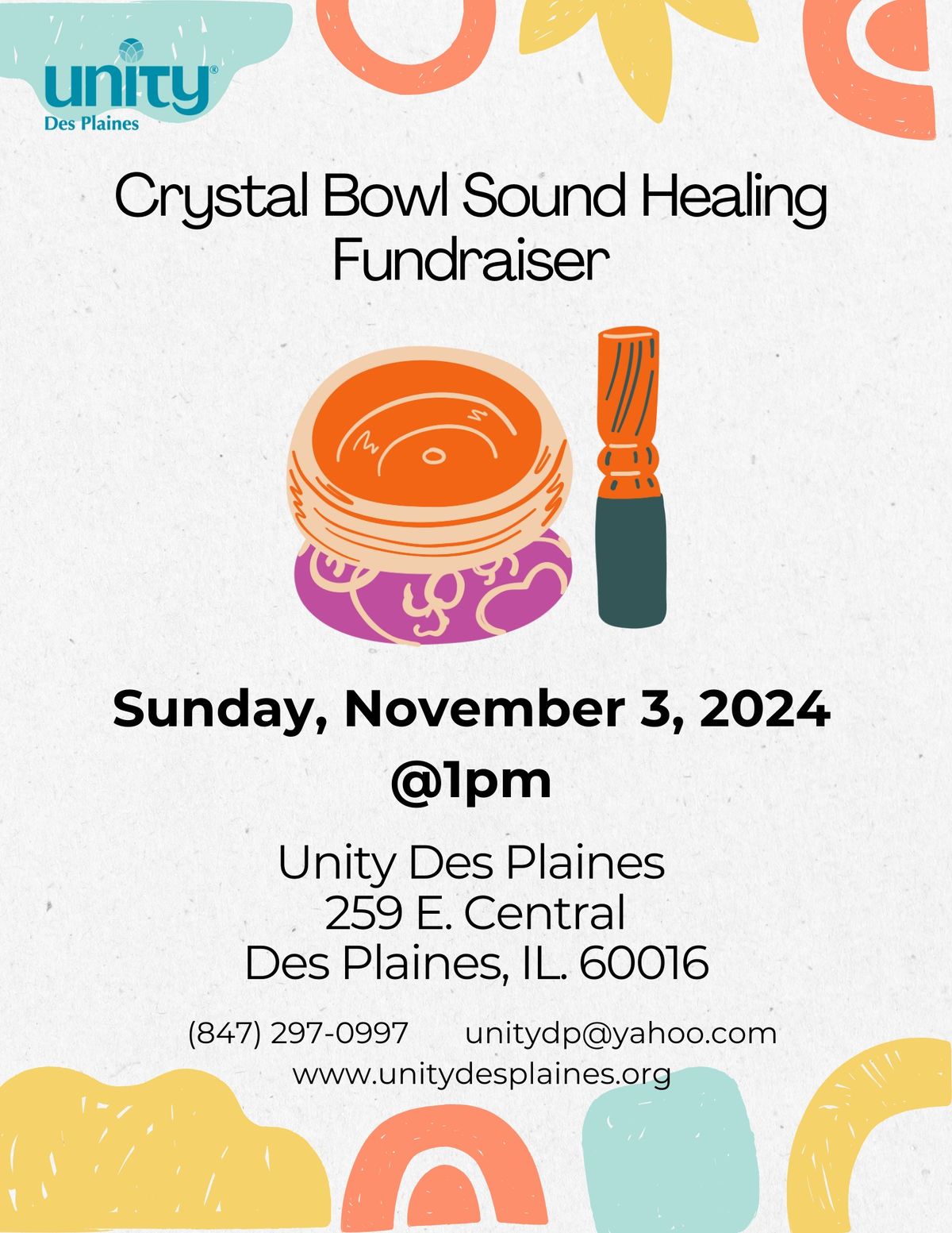 Crystal Bowl Sound Healing Fundraiser