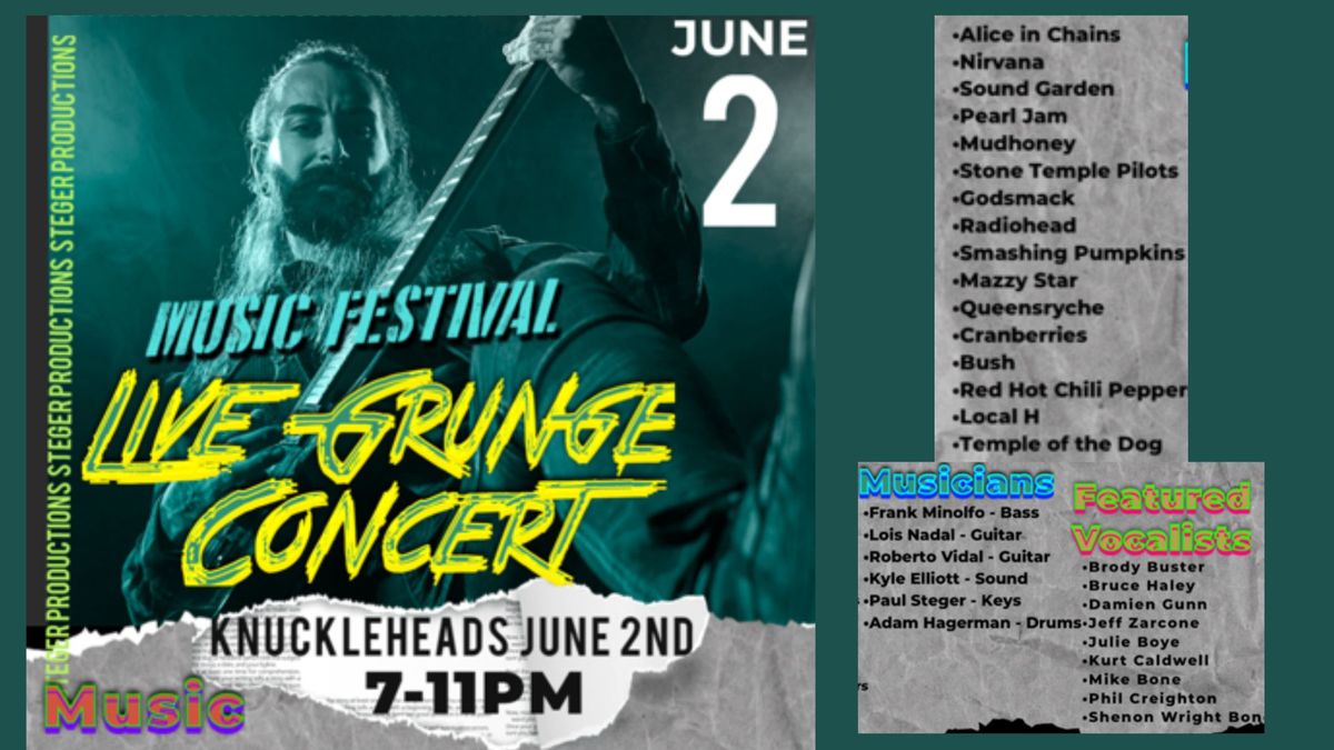 Live Grunge Concert Music Festival