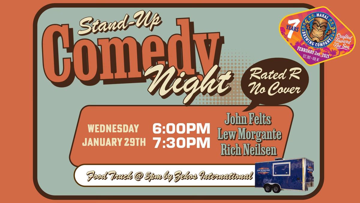 Stand-Up Comedy Night @ Makai Brewing Company