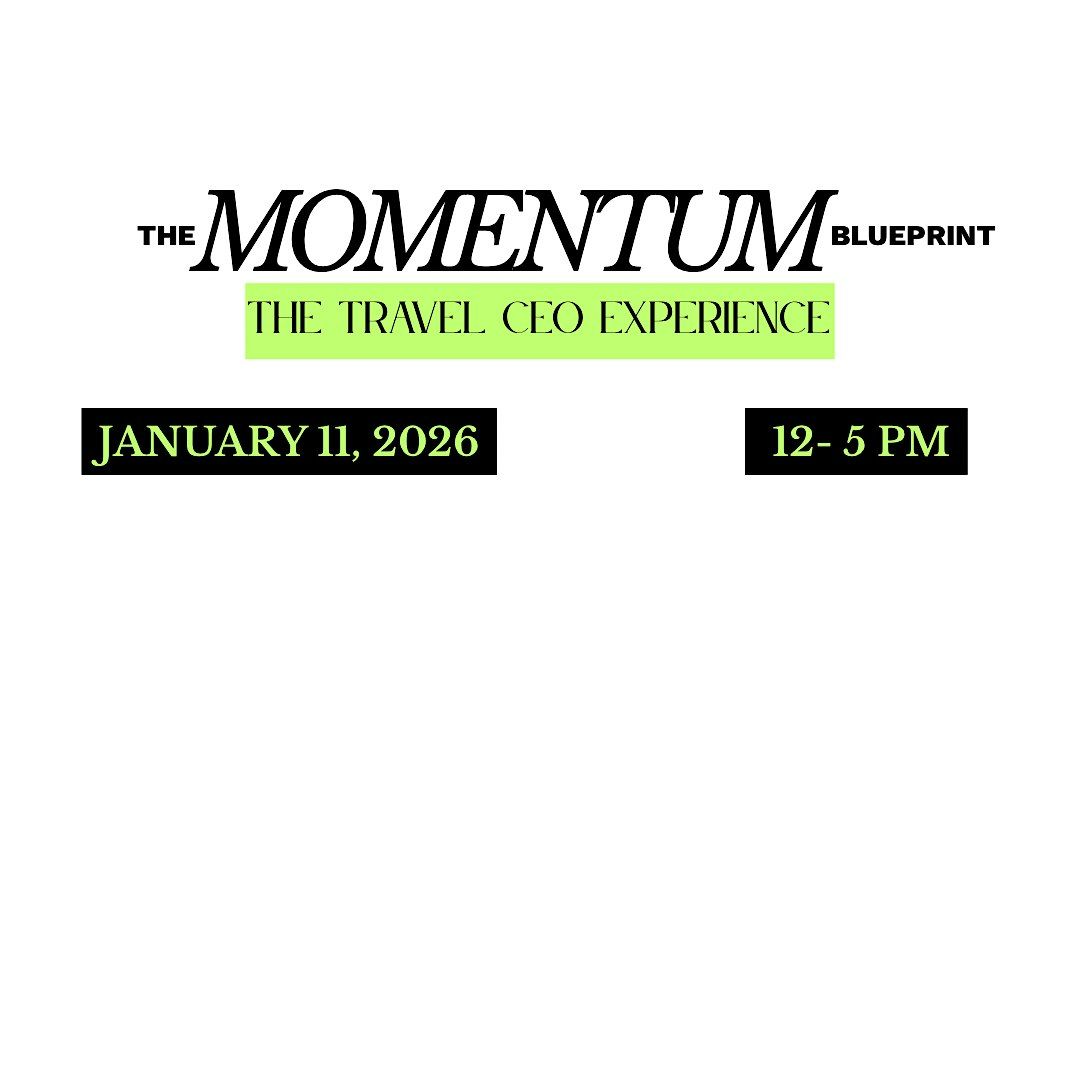 The MOMENTUM Blueprint: The Travel CEO Experience