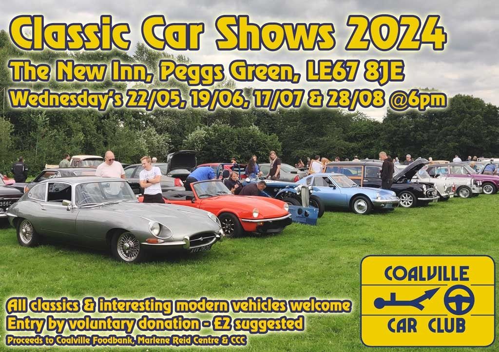 Coalville Car Club Car Shows - 2024 