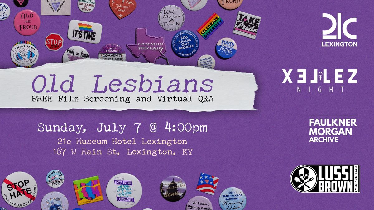 Old Lesbians: FREE Film Screening and Virtual Q&A