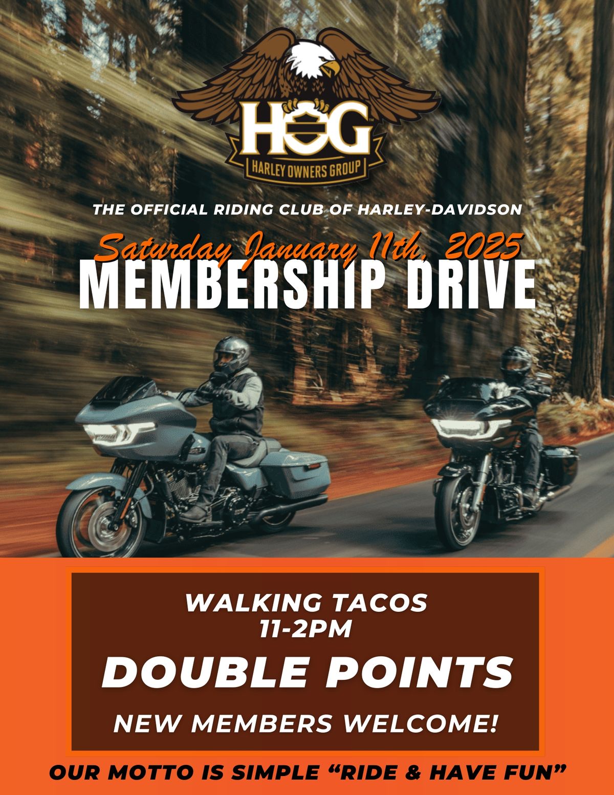 Indianhead H.O.G. Chapter Membership Drive