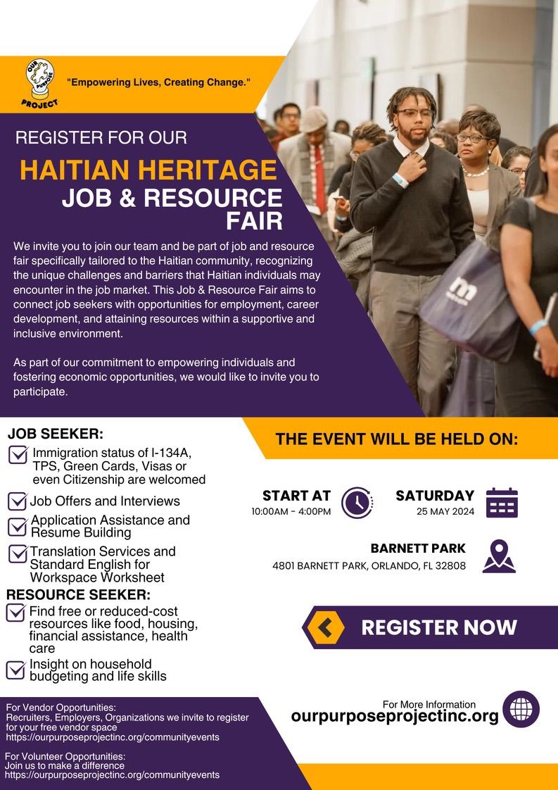 Haitian Heritage Job & Resource Fair
